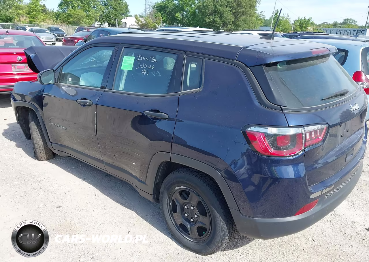 2019 Jeep Compass Sport Fwd VIN:3C4NJCABXKT615908 - 3
