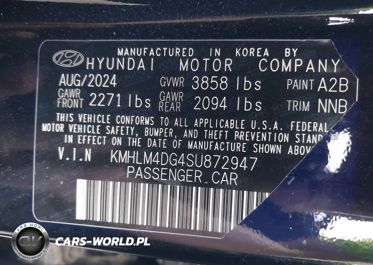 2025 Hyundai Elantra Sel Sport VIN:KMHLM4DG4SU872947 - 9