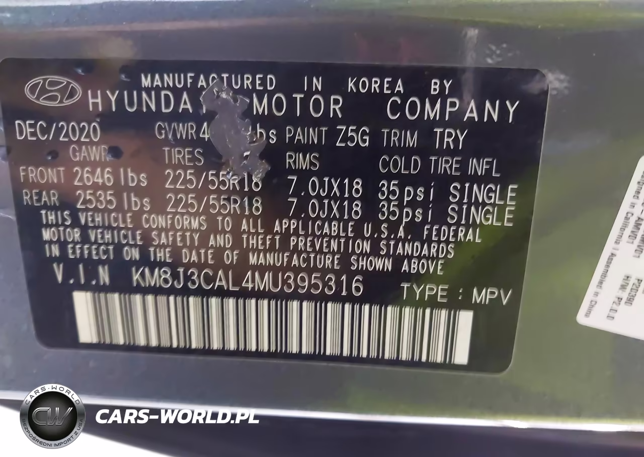 2021 Hyundai Tucson Ultimate VIN:KM8J3CAL4MU395316 - 9