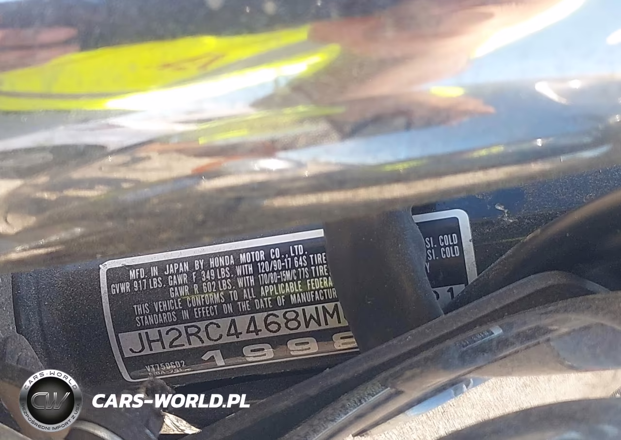 1998 Honda Vt750 Cd2 VIN:JH2RC4468WM004021 - 10