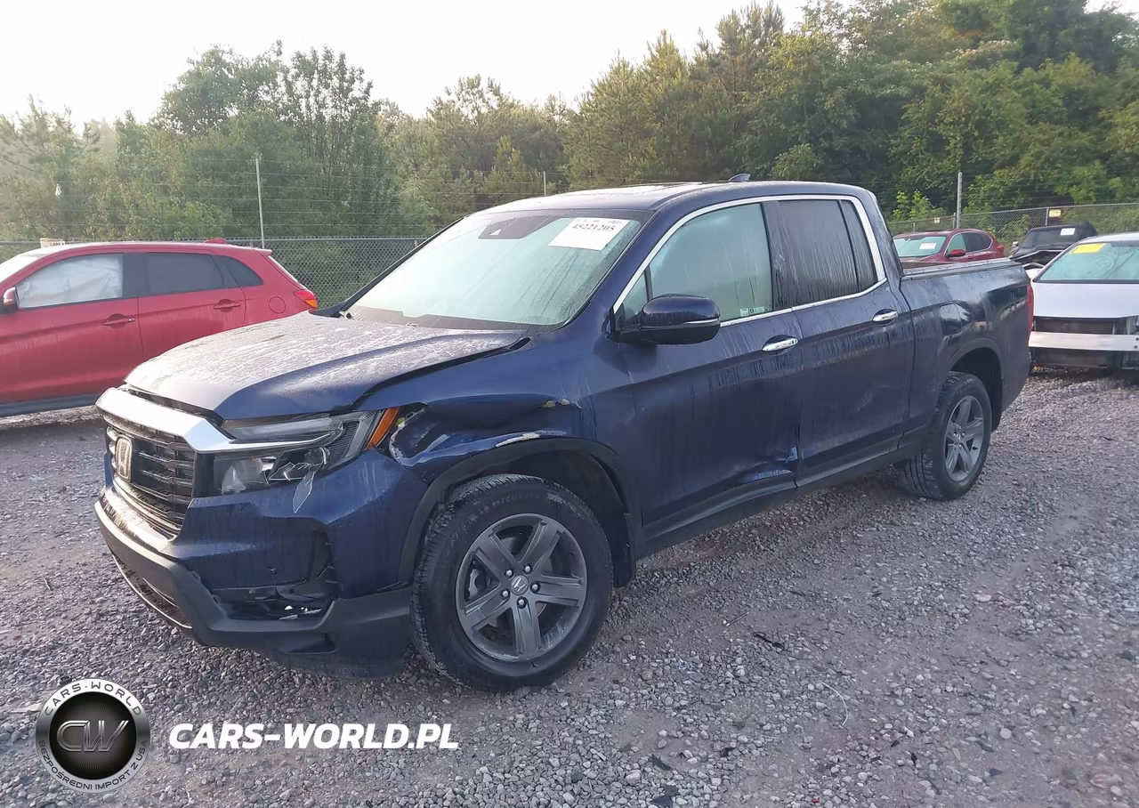 2022 Honda Ridgeline Rtl-E VIN:5FPYK3F76NB001849 - 2