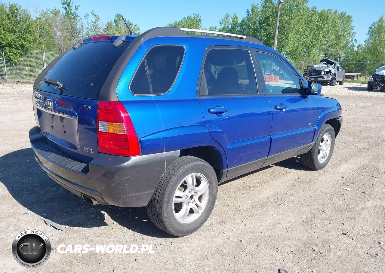 2007 Kia Sportage Ex V6 VIN:KNDJE723677371820 - 4