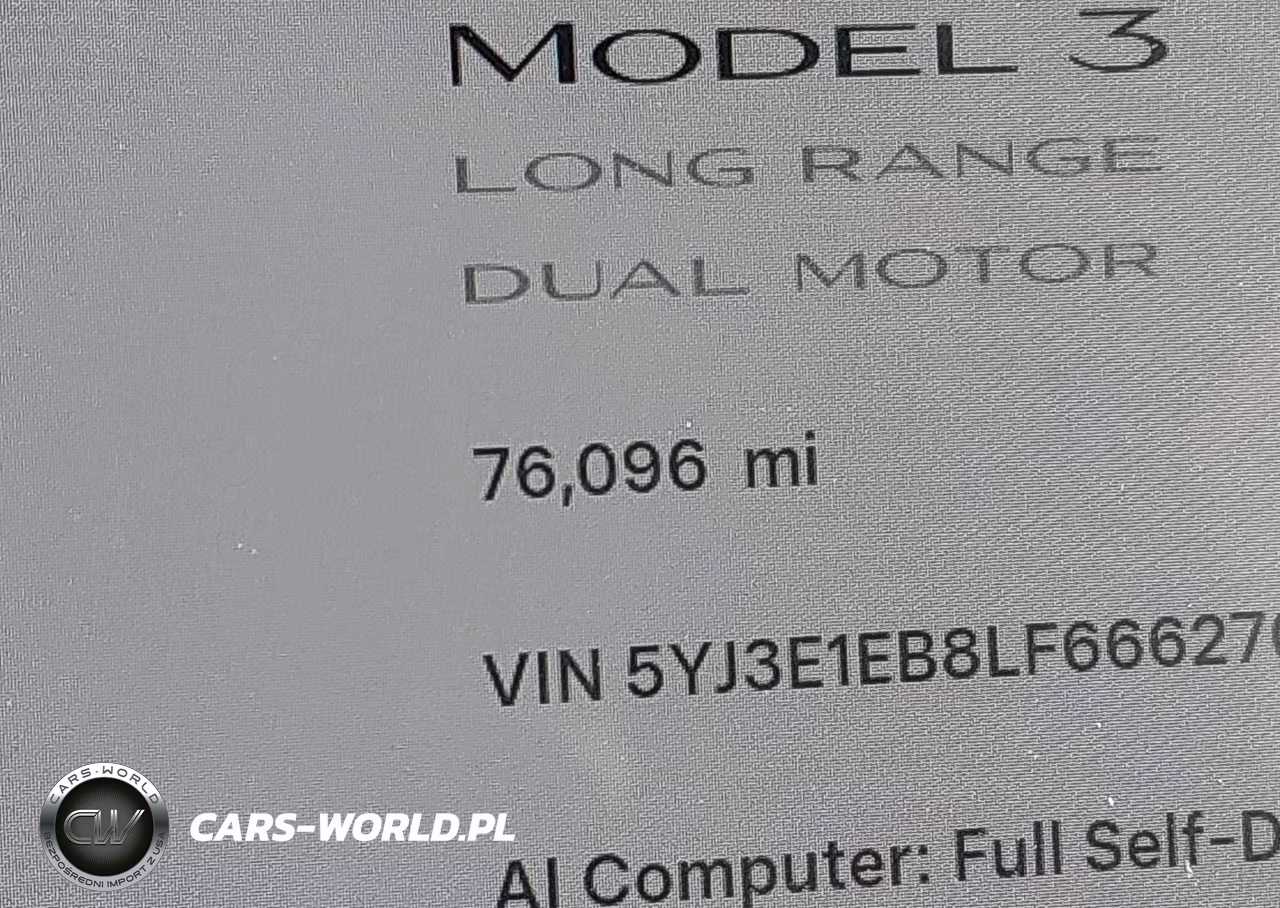 2020 Tesla Model 3 Long Range Dual Motor All-Wheel Drive VIN:5YJ3E1EB8LF666270 - 14