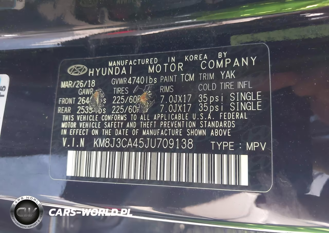 2018 Hyundai Tucson Sel Plus VIN:KM8J3CA45JU709138 - 9