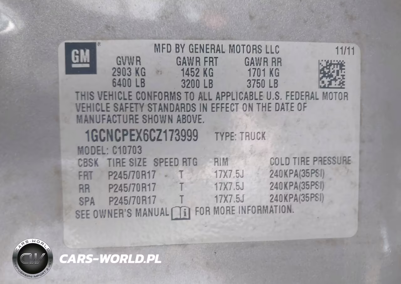 2012 Chevrolet Silverado 1500 Work Truck VIN:1GCNCPEX6CZ173999 - 9