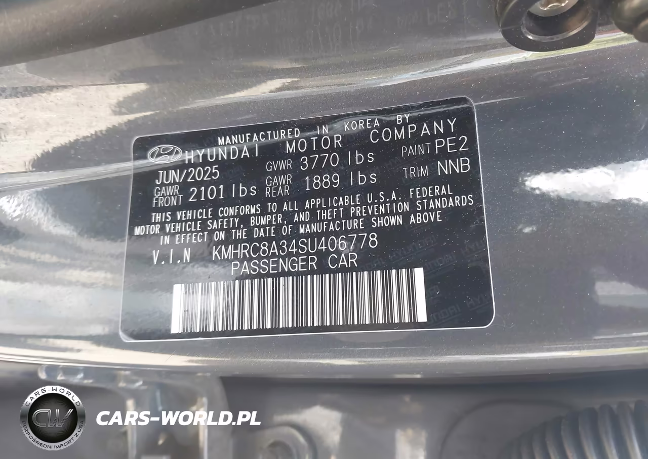 2025 Hyundai Venue Sel VIN:KMHRC8A34SU406778 - 9