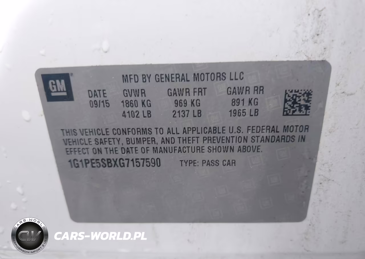 2016 Chevrolet Cruze Limited 1Lt Auto VIN:1G1PE5SBXG7157590 - 9