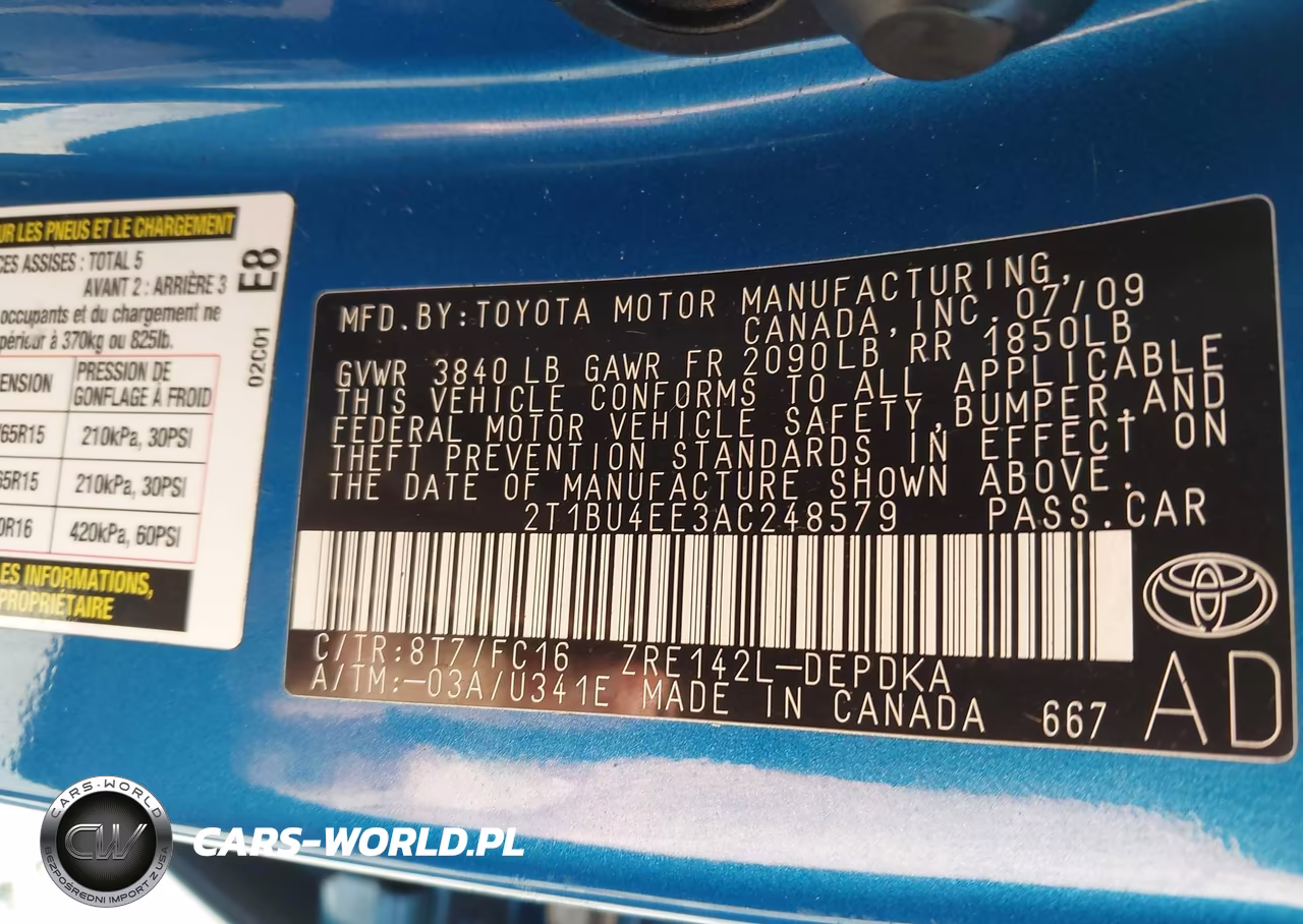 2010 Toyota Corolla Le VIN:2T1BU4EE3AC248579 - 9