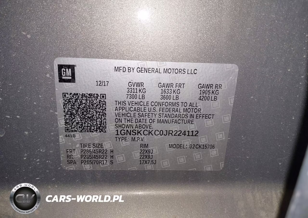 2018 Chevrolet Tahoe Premier VIN:1GNSKCKC0JR224112 - 9