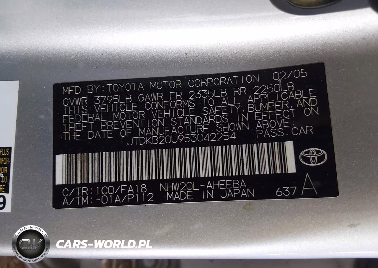 2005 Toyota Prius VIN:JTDKB20U953042254 - 9