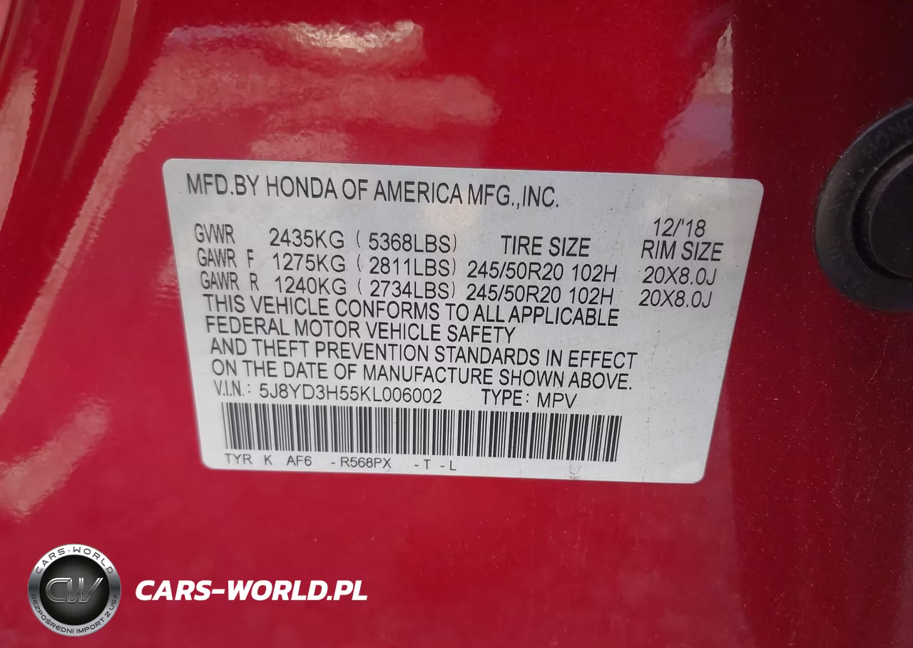 2019 Acura Mdx Tech Pkg VIN:5J8YD3H55KL006002 - 9