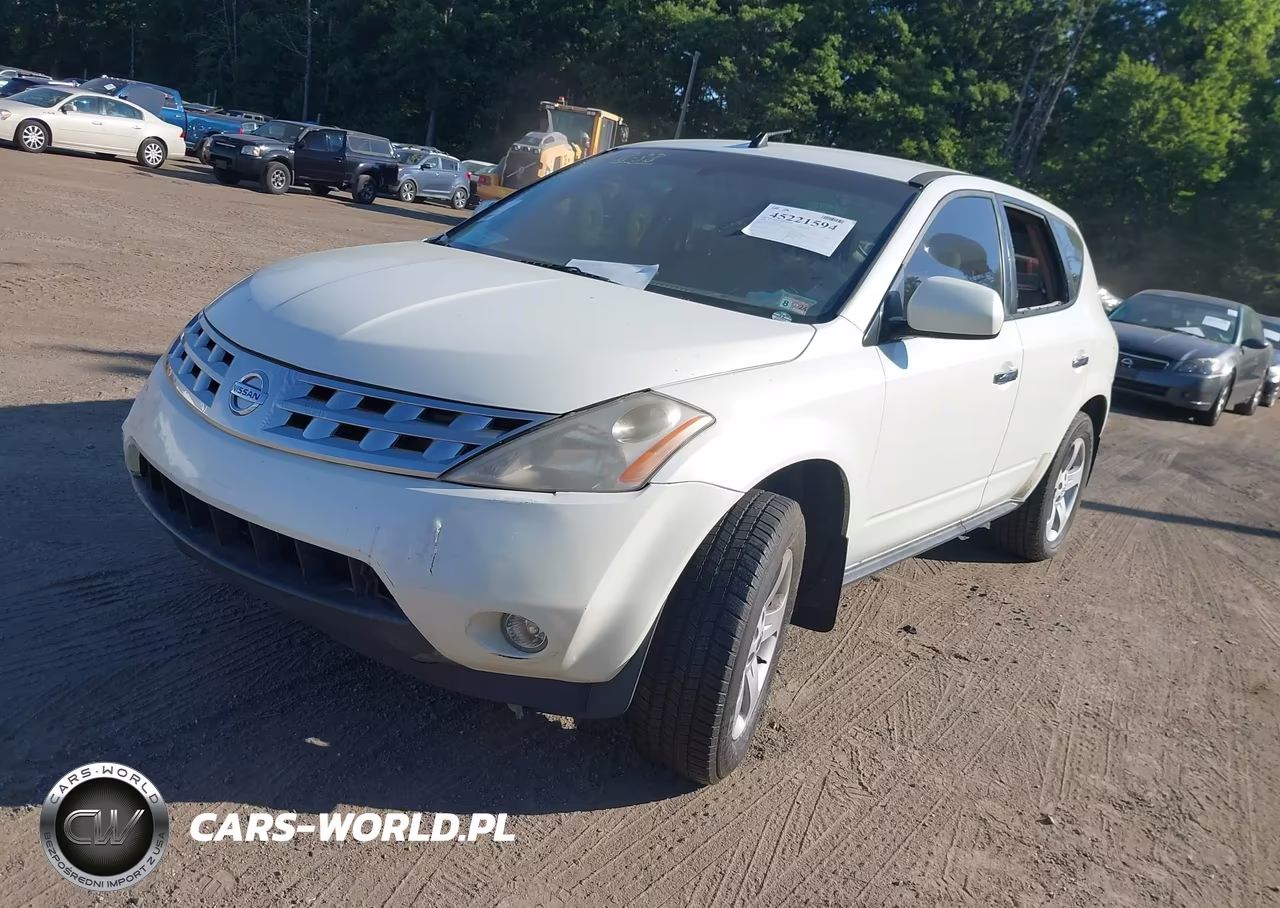 2004 Nissan Murano Sl VIN:JN8AZ08W94W328723 - 2