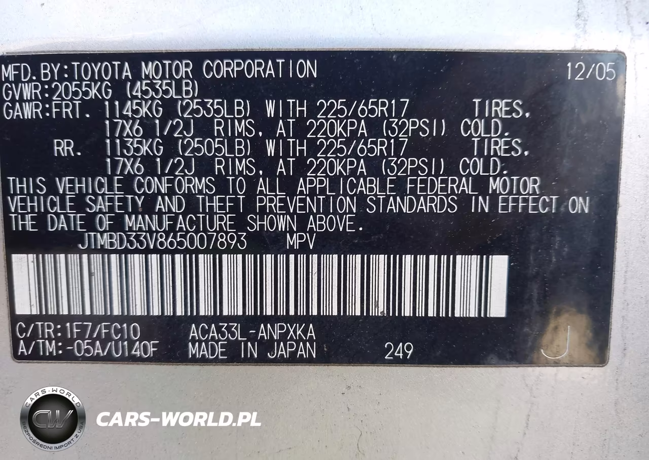 2006 Toyota Rav4 VIN:JTMBD33V865007893 - 9