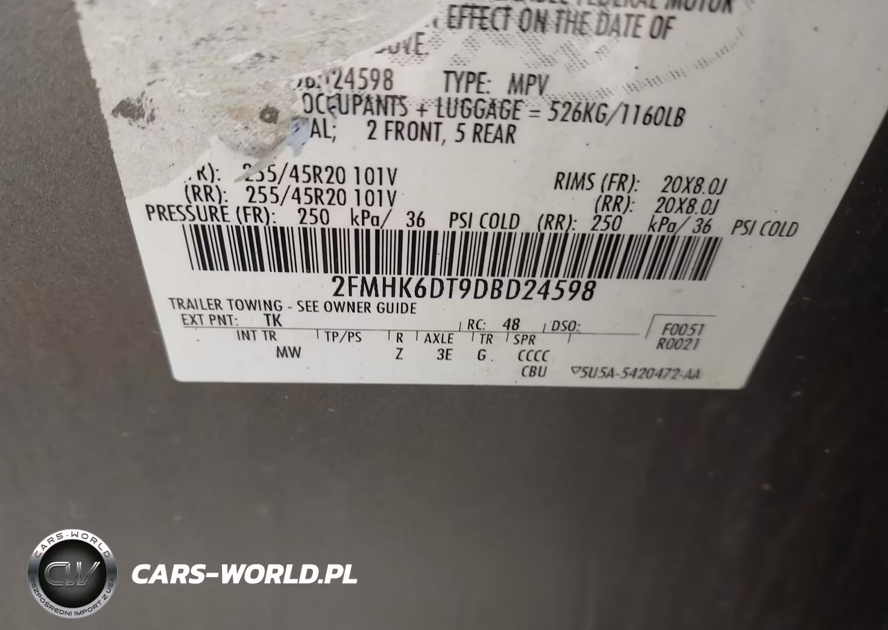 2013 Ford Flex Limited VIN:2FMHK6DT9DBD24598 - 9