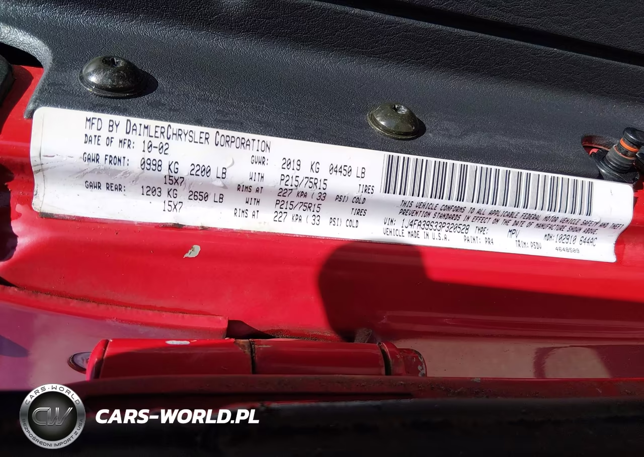 2003 Jeep Wrangler X VIN:1J4FA39S33P320528 - 9