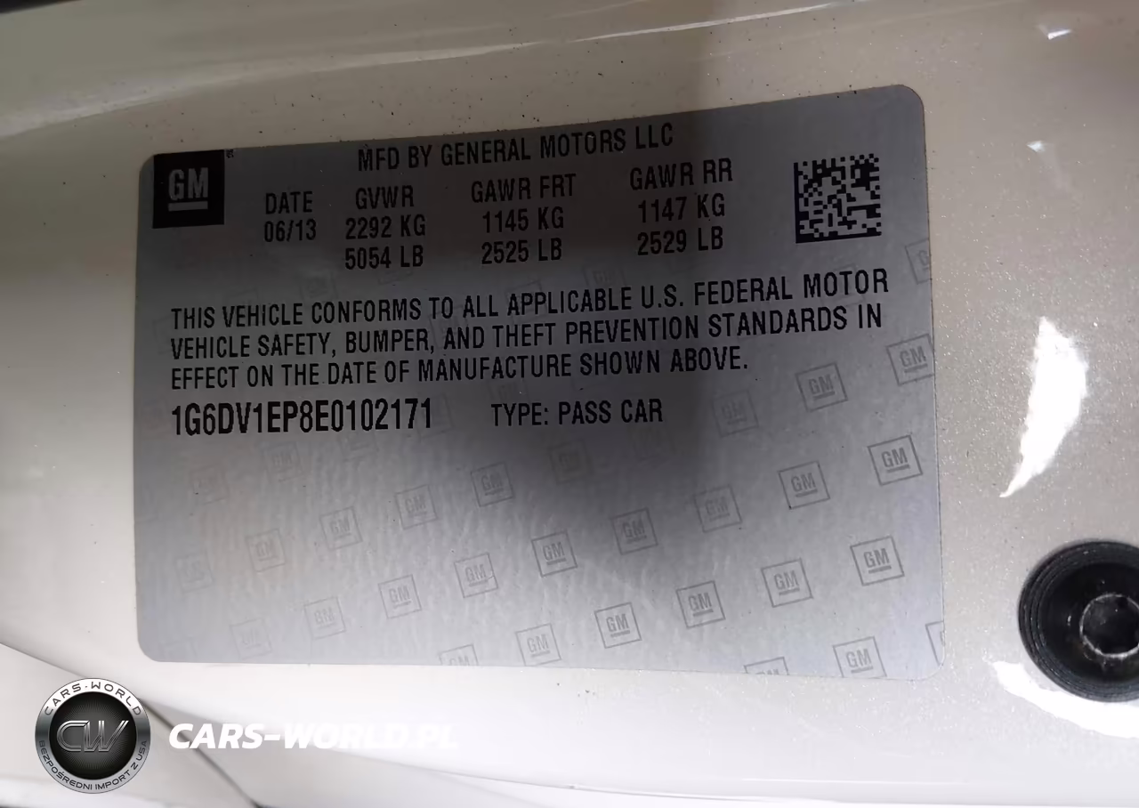 2014 Cadillac Cts-V VIN:1G6DV1EP8E0102171 - 9