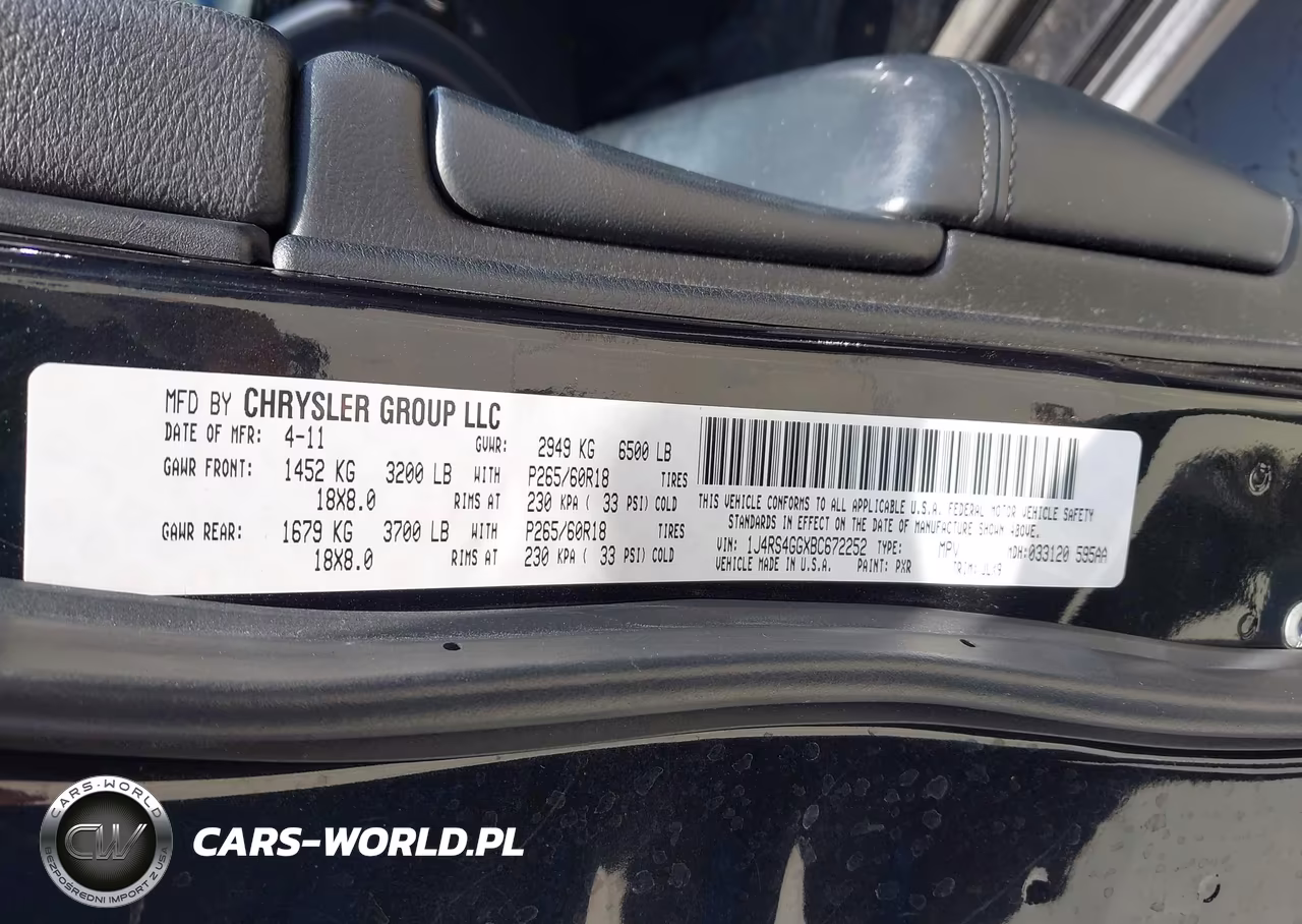 2011 Jeep Grand Cherokee Laredo VIN:1J4RS4GGXBC672252 - 9