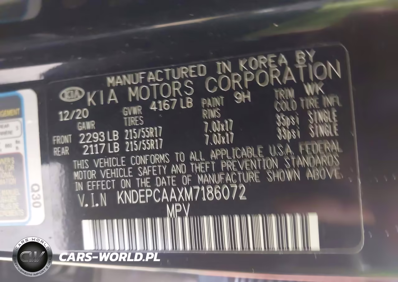 2021 Kia Seltos Lx VIN:KNDEPCAAXM7186072 - 9