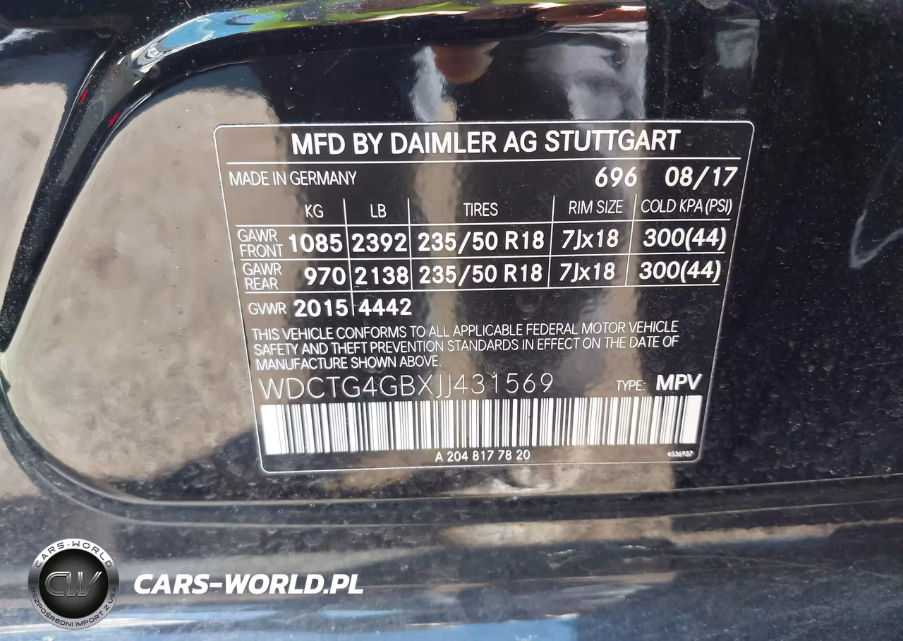 2018 Mercedes-Benz Gla 250 4Matic VIN:WDCTG4GBXJJ431569 - 9