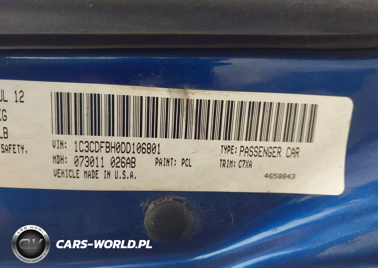 2013 Dodge Dart Rallye VIN:1C3CDFBH0DD106801 - 9