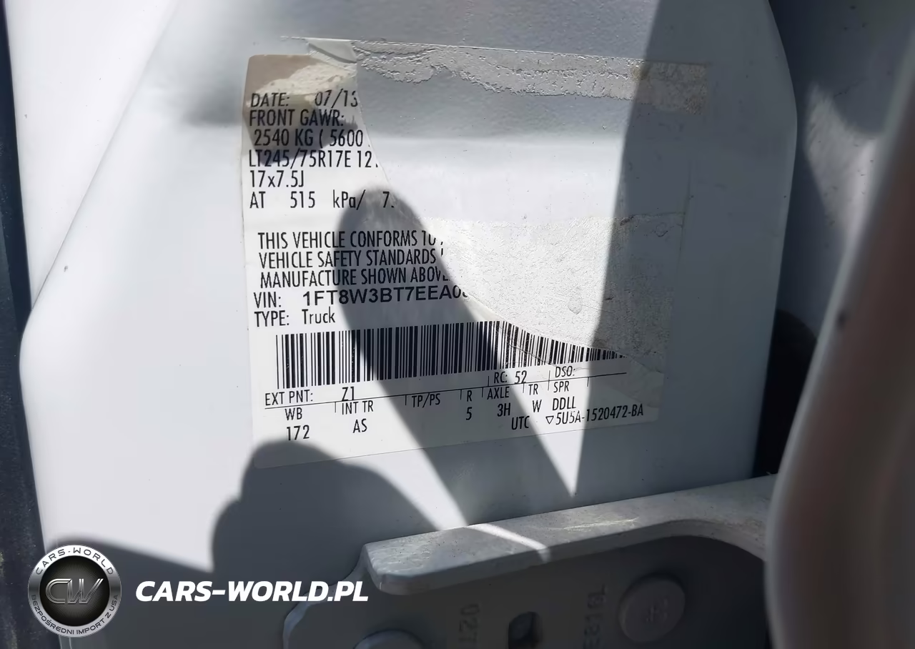 2014 Ford F-350 Xl VIN:1FT8W3BT7EEA08665 - 8