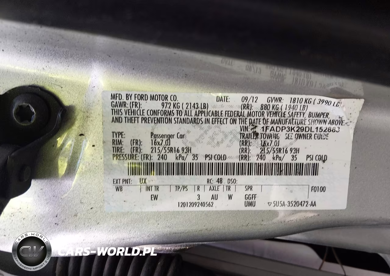 2013 Ford Focus Se VIN:1FADP3K29DL152883 - 9