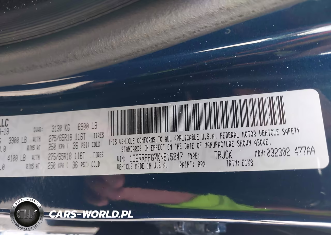 2019 Ram 1500 Big Horn-Lone Star 4X4 5'7 Box VIN:1C6RRFFG7KN815247 - 9