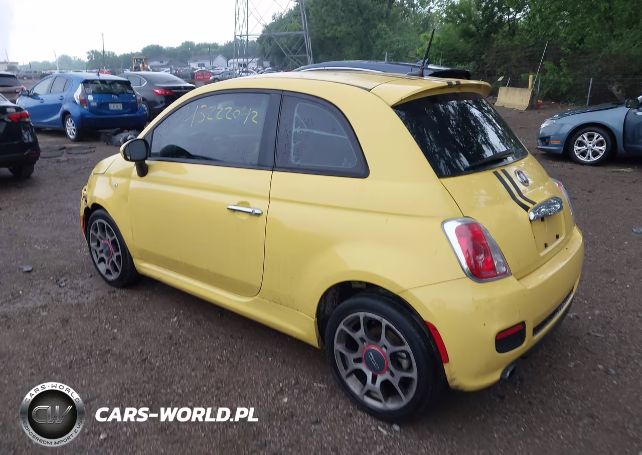 2013 Fiat 500 Sport VIN:3C3CFFBR1DT628852 - 3