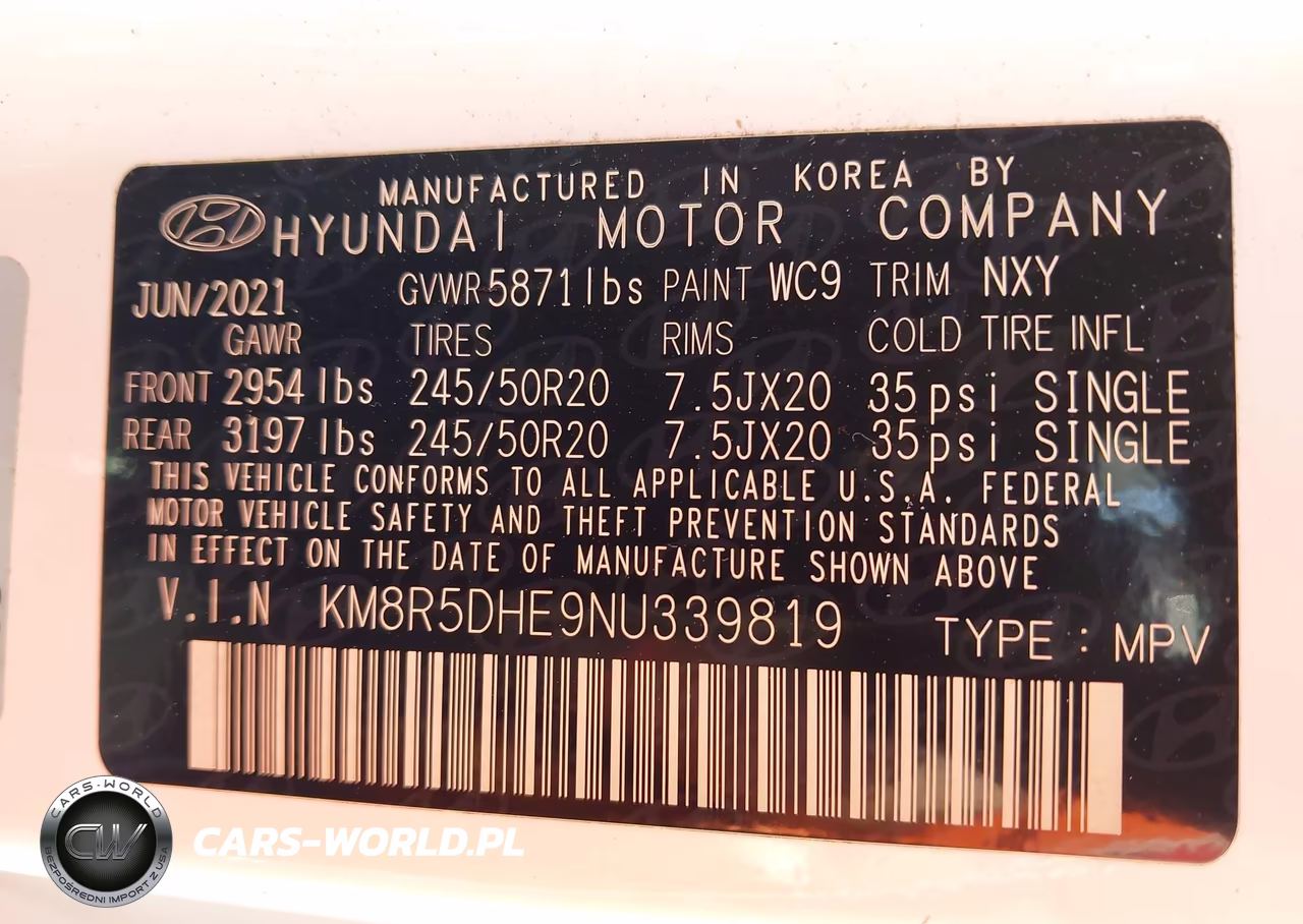 2022 Hyundai Palisade Limited VIN:KM8R5DHE9NU339819 - 9