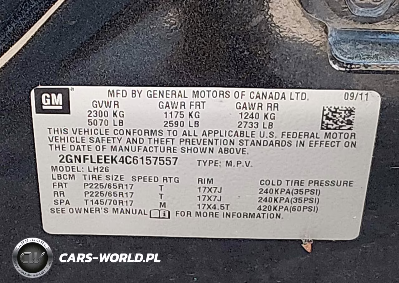 2012 Chevrolet Equinox 1Lt VIN:2GNFLEEK4C6157557 - 9