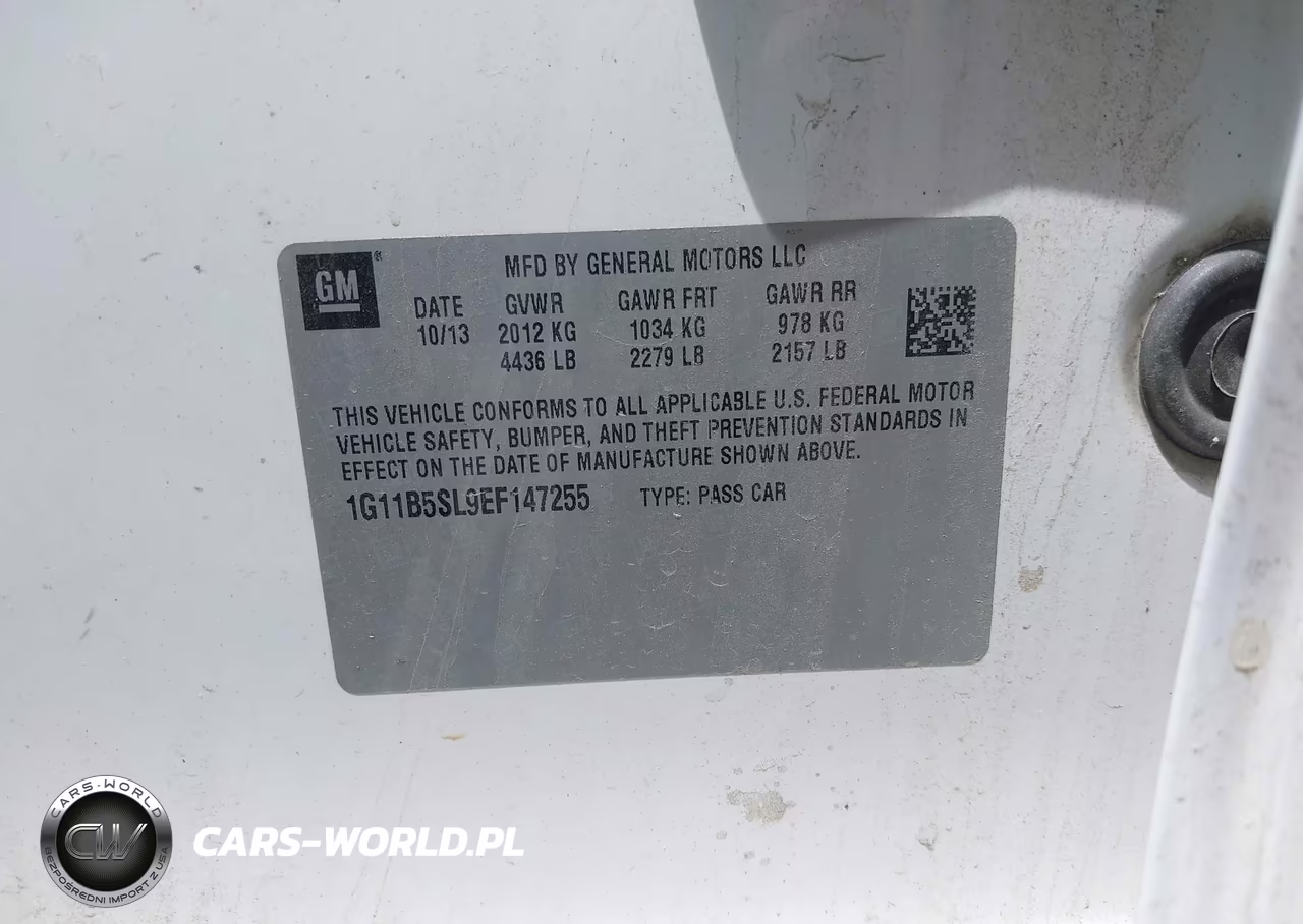 2014 Chevrolet Malibu 1Ls VIN:1G11B5SL9EF147255 - 9