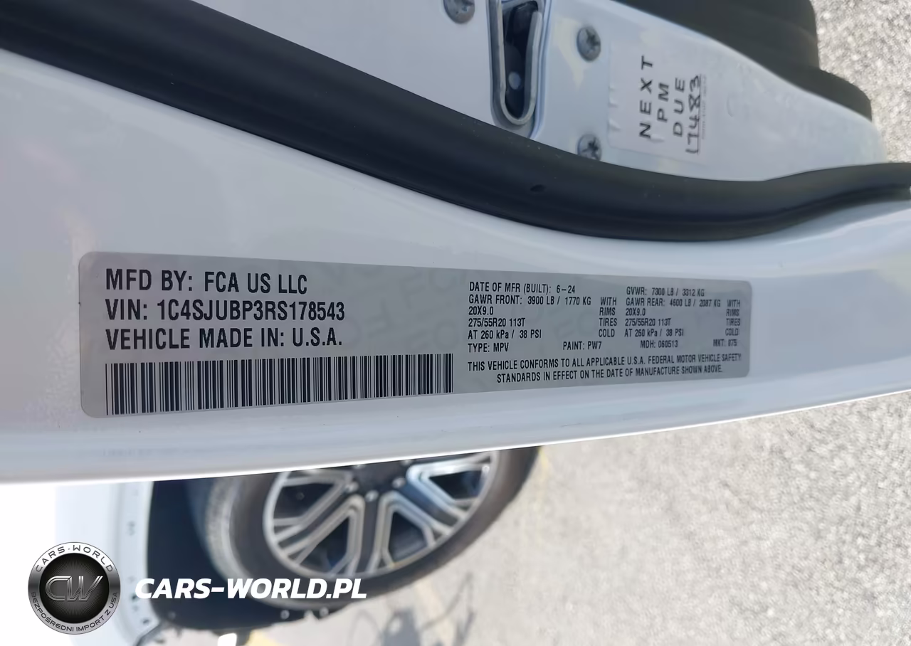 2024 Jeep Wagoneer Series Ii 4X2 VIN:1C4SJUBP3RS178543 - 9