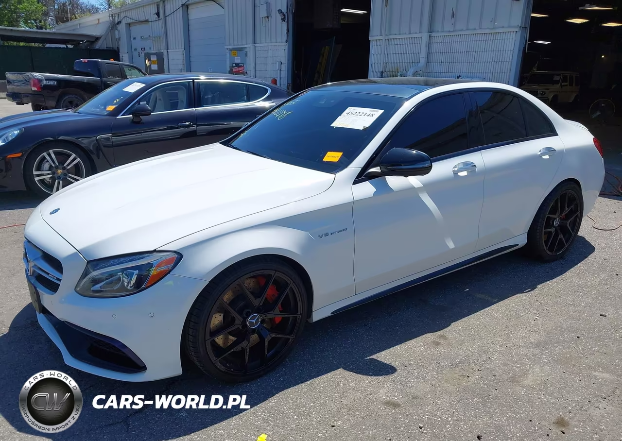 2017 Mercedes-Benz Amg C 63 S VIN:55SWF8HB7HU198374 - 2