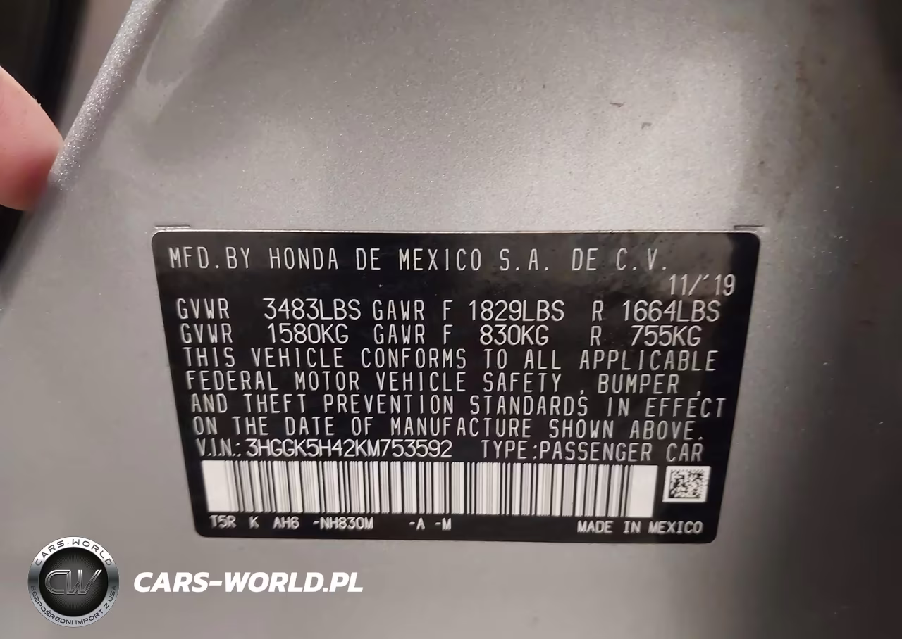 2019 Honda Fit Lx VIN:3HGGK5H42KM753592 - 9