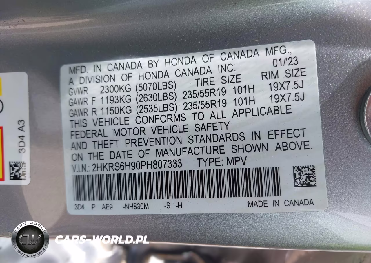 2023 Honda Cr-V Hybrid Sport Touring VIN:2HKRS6H90PH807333 - 9