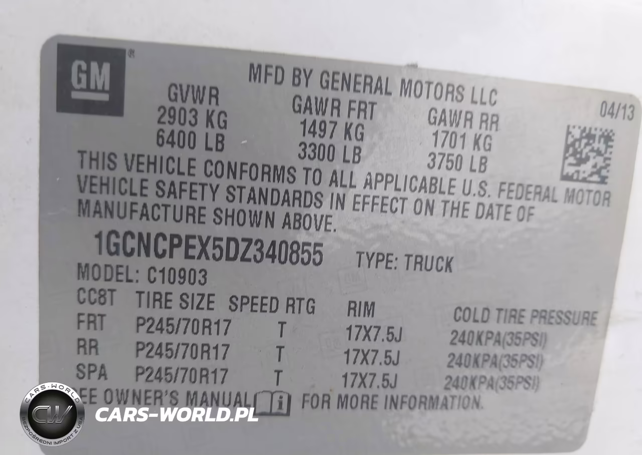 2013 Chevrolet Silverado 1500 Work Truck VIN:1GCNCPEX5DZ340855 - 9