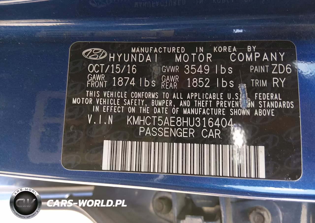 2017 Hyundai Accent Se VIN:KMHCT5AE8HU316404 - 9