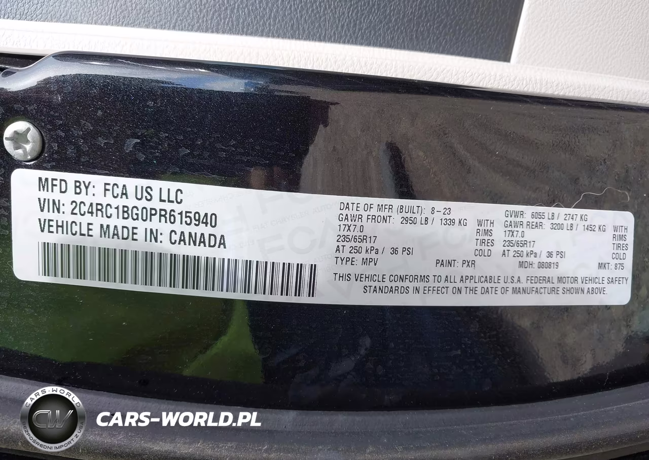 2023 Chrysler Pacifica Touring L VIN:2C4RC1BG0PR615940 - 9