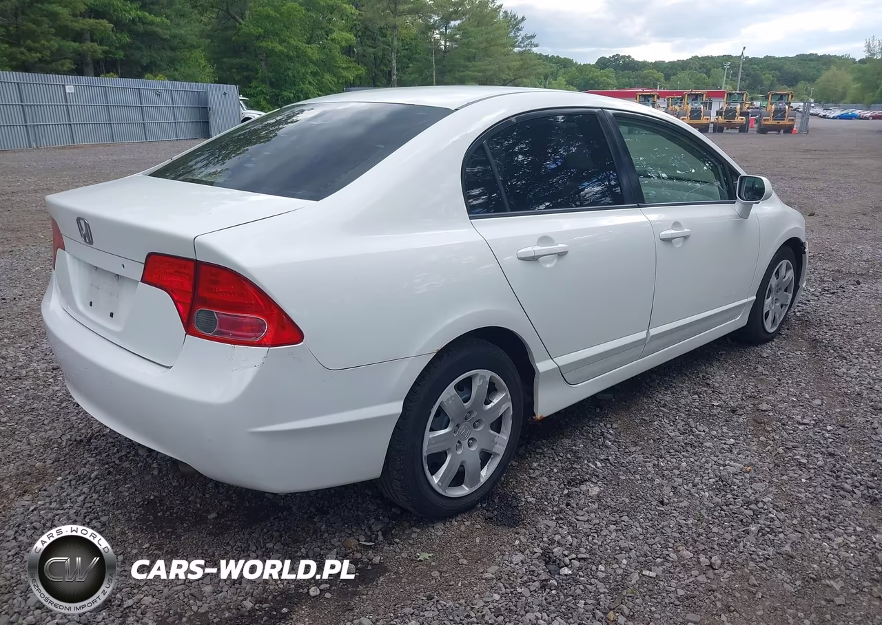 2007 Honda Civic Lx VIN:2HGFA16507H301553 - 4