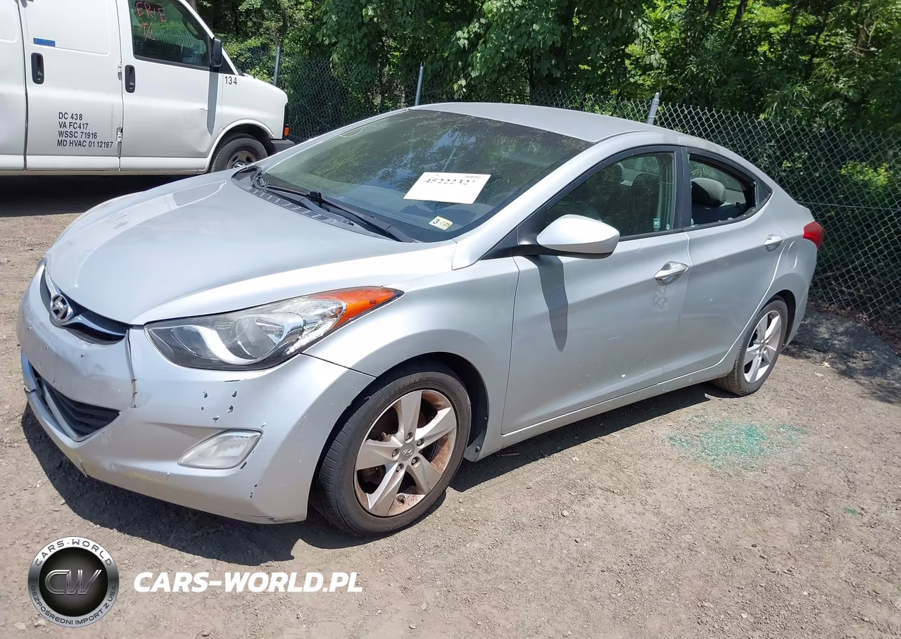2013 Hyundai Elantra Gls VIN:5NPDH4AE6DH327894 - 2