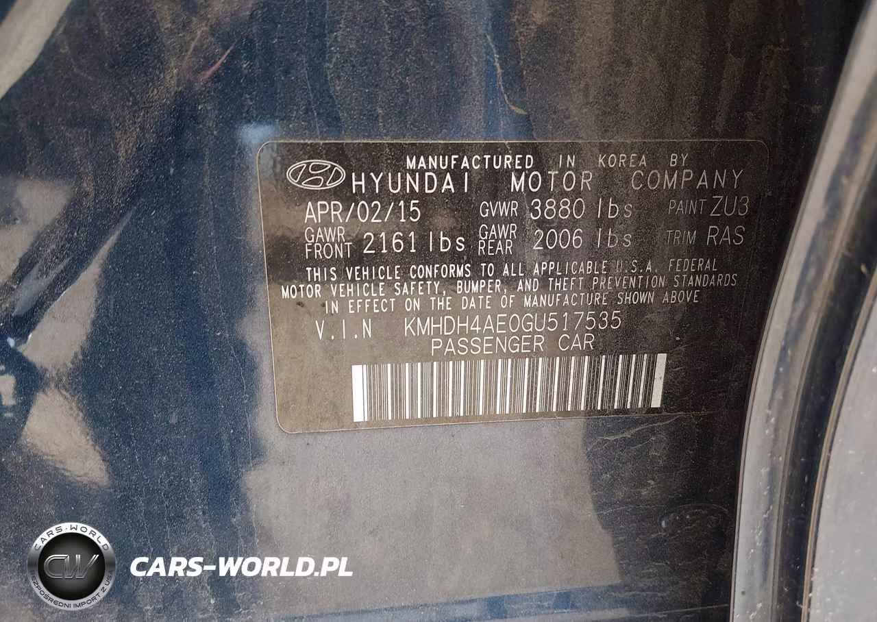 2016 Hyundai Elantra Se VIN:KMHDH4AE0GU517535 - 9