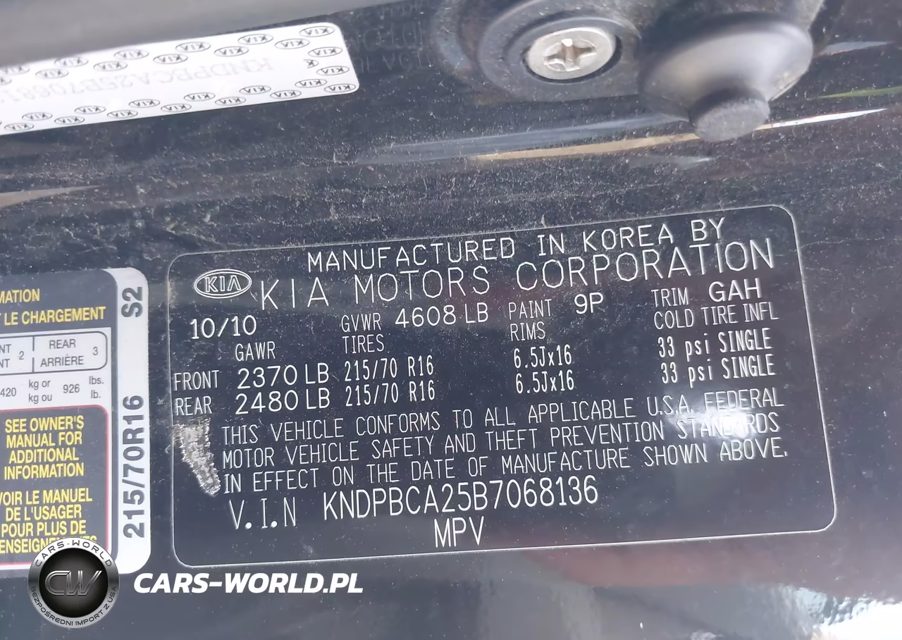 2011 Kia Sportage Lx VIN:KNDPBCA25B7068136 - 9