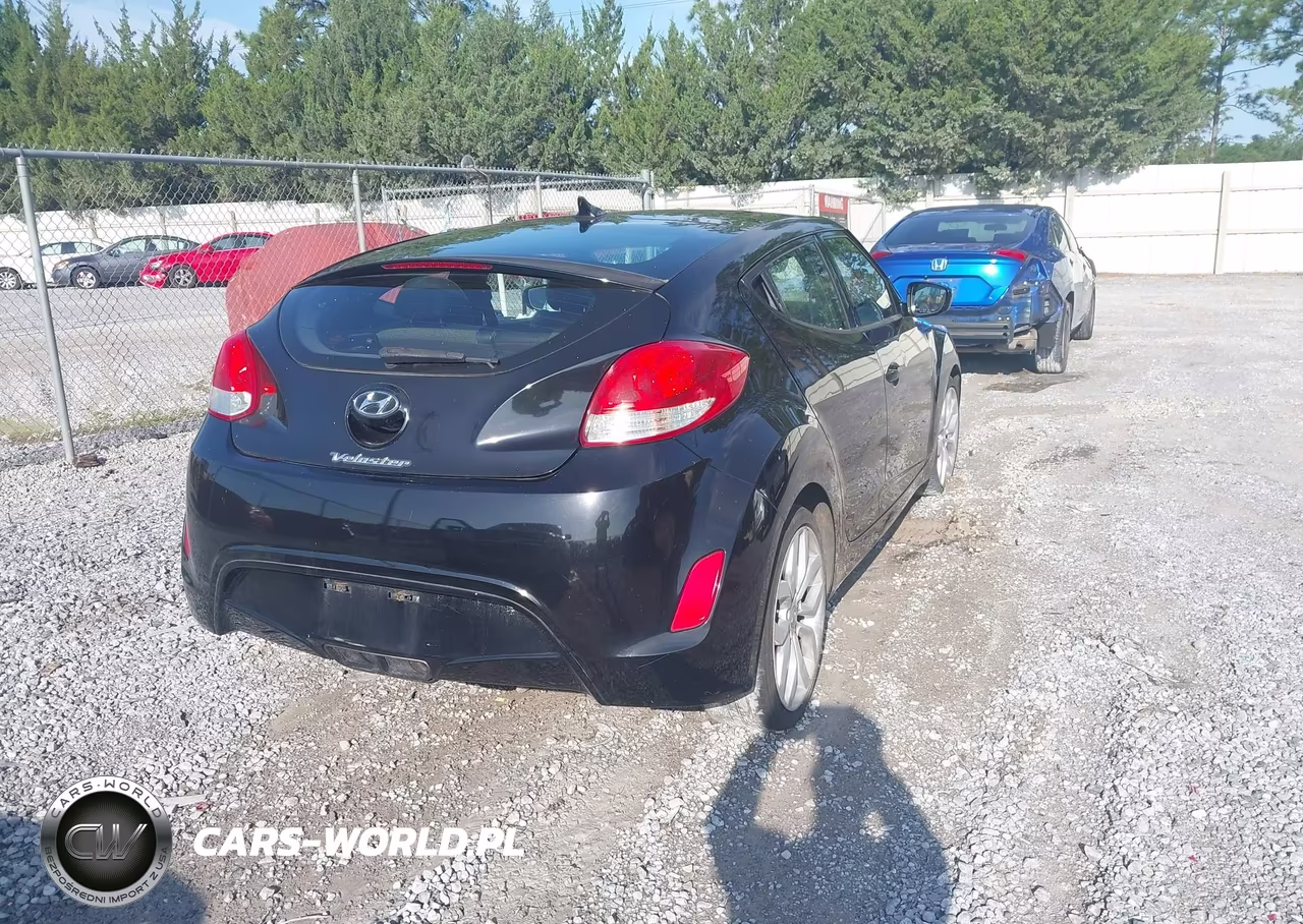 2013 Hyundai Veloster Base W-Black VIN:KMHTC6AD8DU147914 - 4