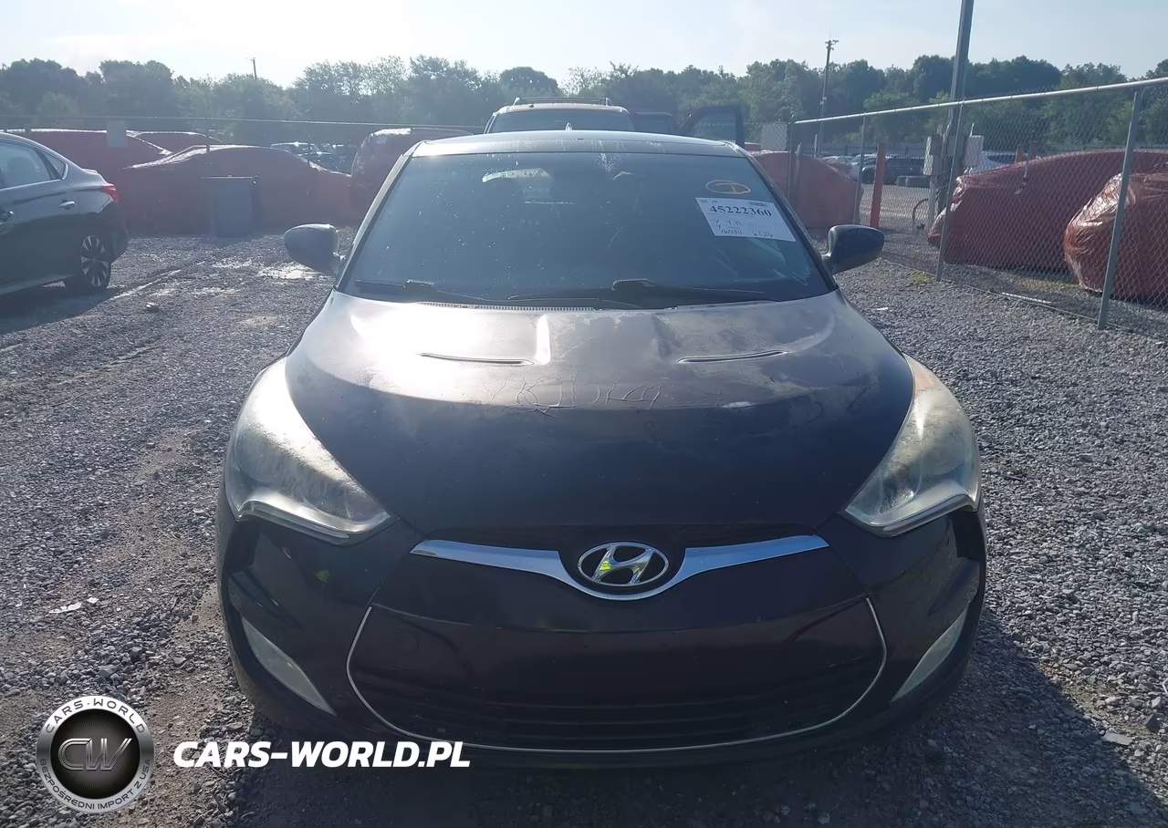 2013 Hyundai Veloster Base W-Black VIN:KMHTC6AD8DU147914 - 6