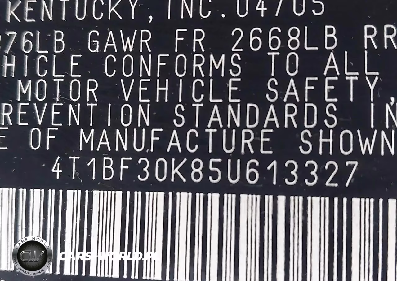 2005 Toyota Camry Le V6 VIN:4T1BF30K85U613327 - 9