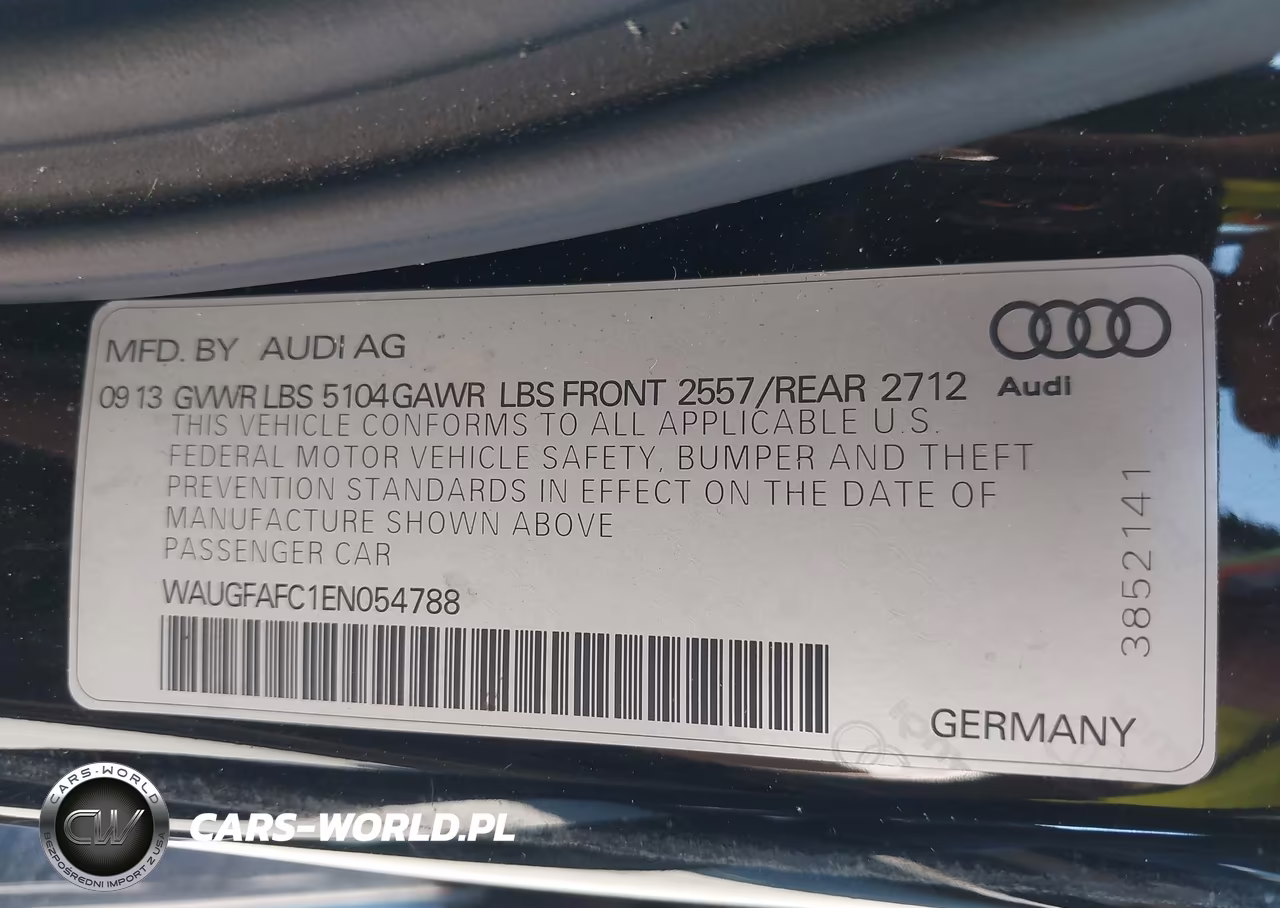 2014 Audi A6 2.0T Premium VIN:WAUGFAFC1EN054788 - 9