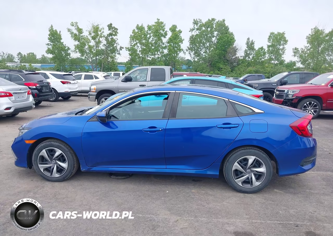 2019 Honda Civic Lx VIN:2HGFC2F69KH600492 - 14