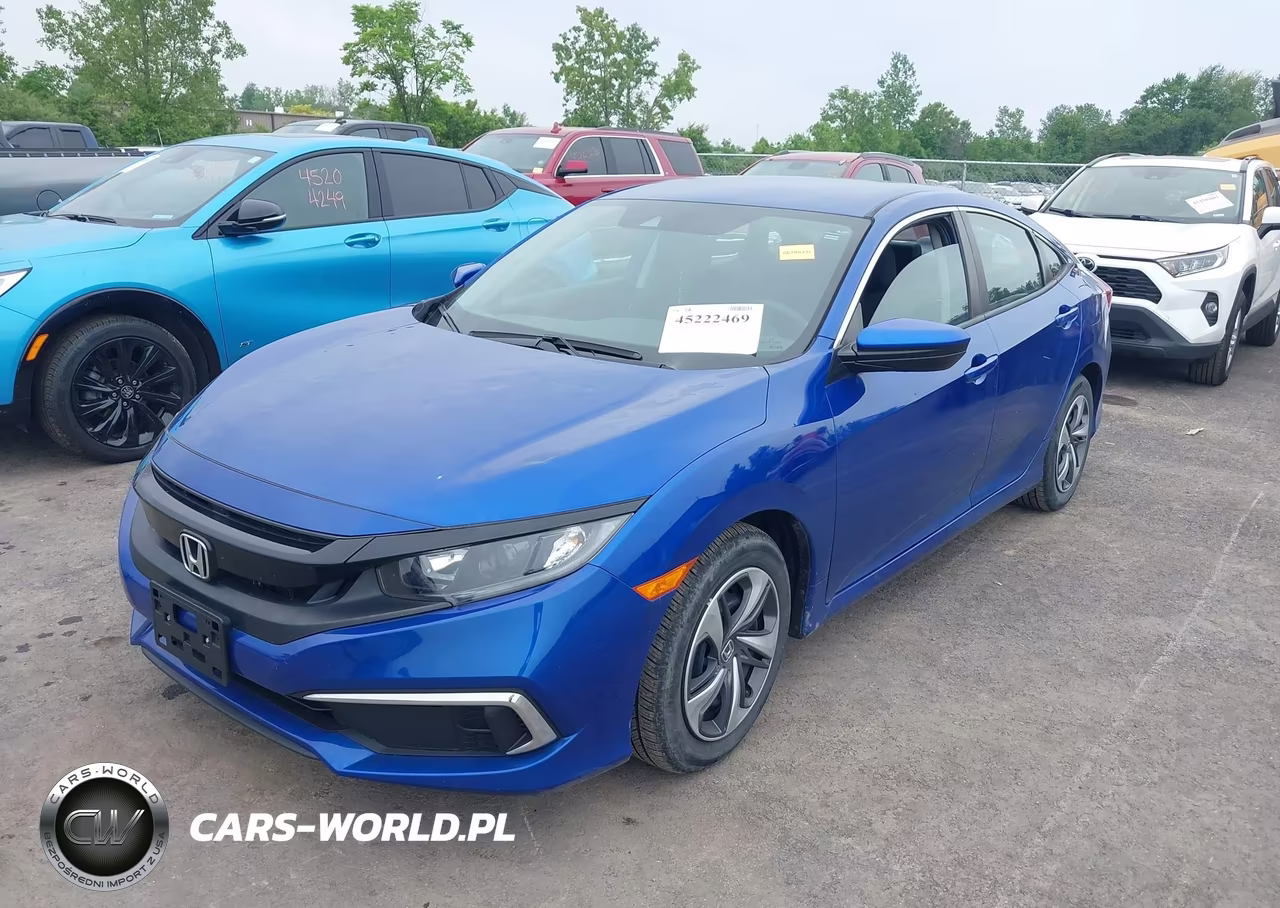 2019 Honda Civic Lx VIN:2HGFC2F69KH600492 - 2