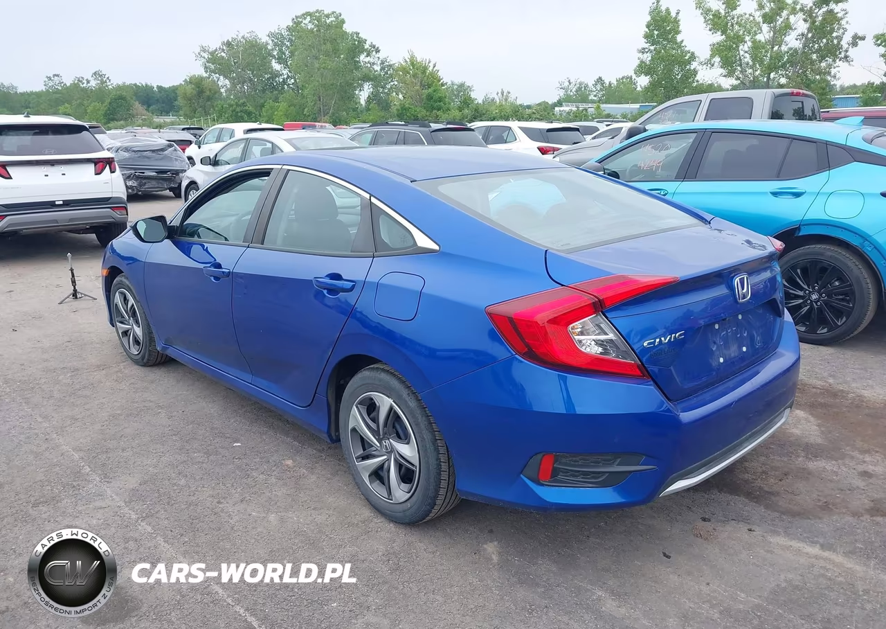 2019 Honda Civic Lx VIN:2HGFC2F69KH600492 - 3