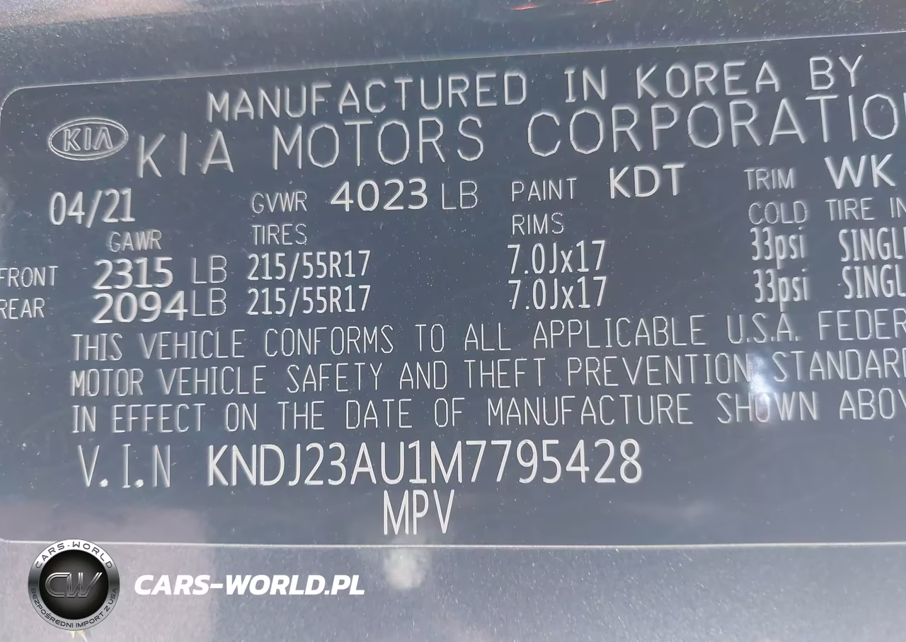 2021 Kia Soul S VIN:KNDJ23AU1M7795428 - 9